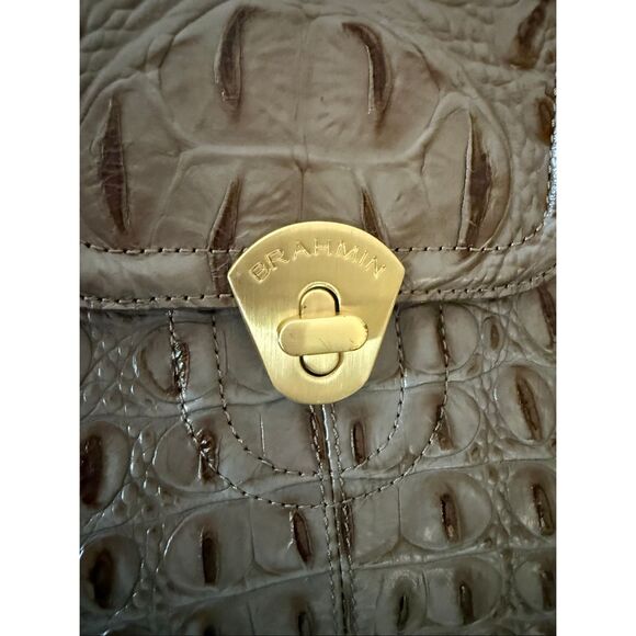 Brahmin Pecan Melbourne leather backpack main image 6